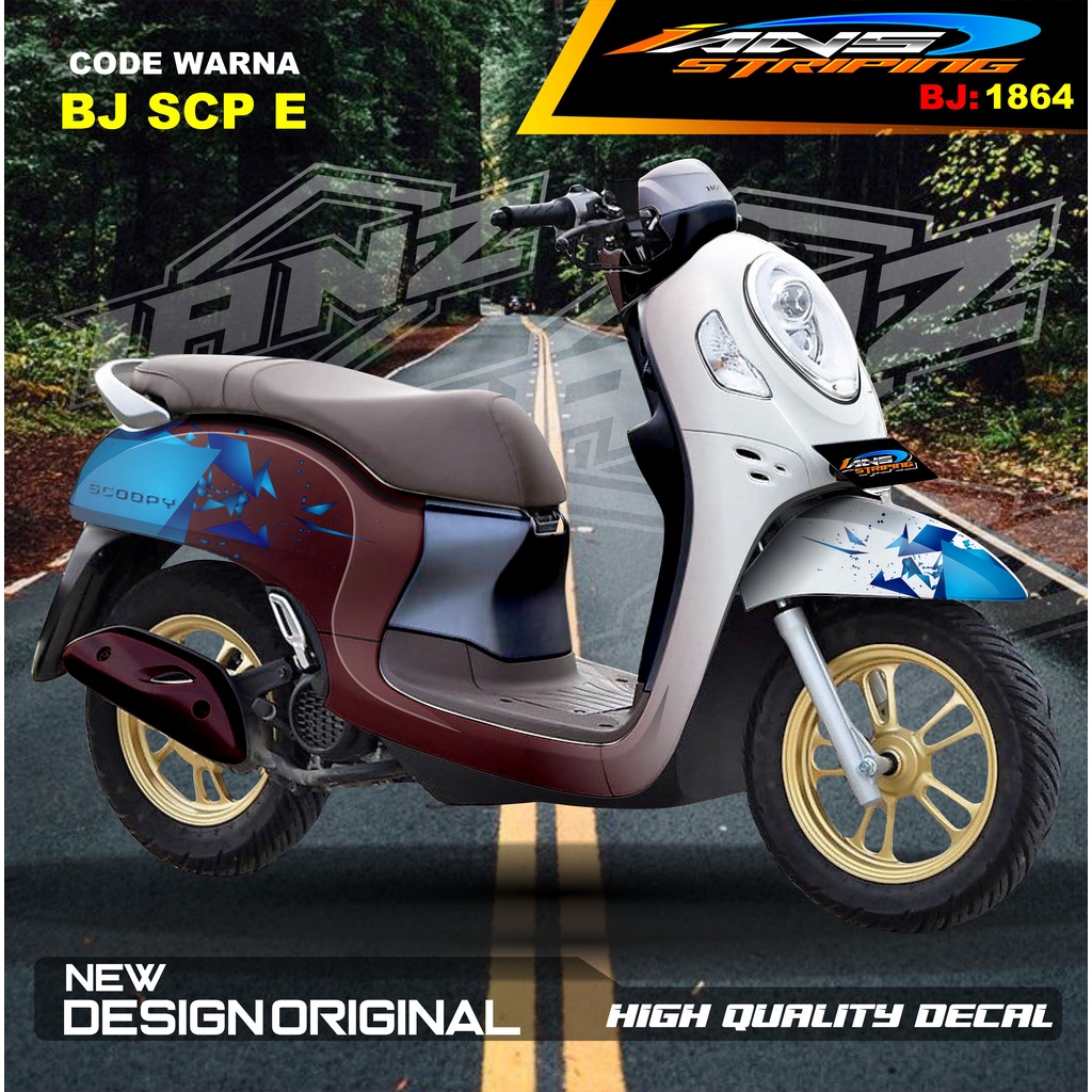 DECAL STIKER FULL BODY SCOOPY / STICKER ALL NEW SCOOPY / STIKER FULL BODY SCOOPY TERMURAH / STIKER MOTOR SCOOPY / STIKER MOTOR