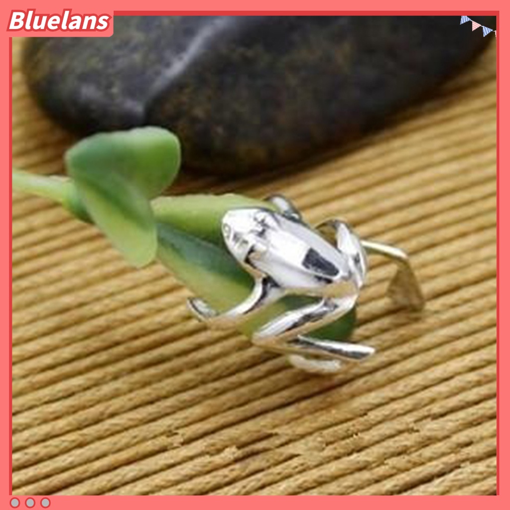 Anting Klip Bentuk Katak Bahan Alloy Untuk Wanita