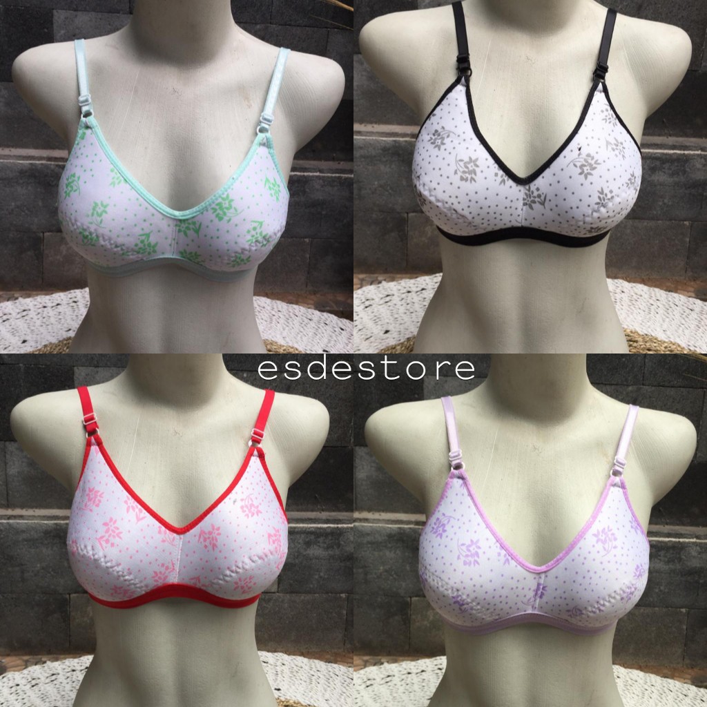 BRA / BH BUSA TIPIS TANPA KAWAT / BH SPORT WANITA MURAH ANTI RIBET