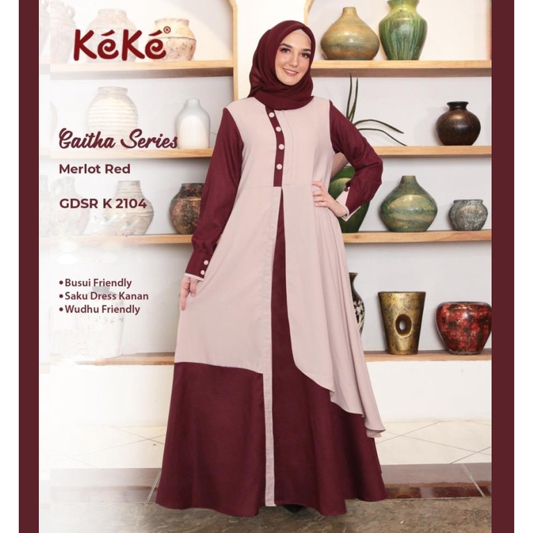 Gamis Keke Gaitha Dress Terbaru