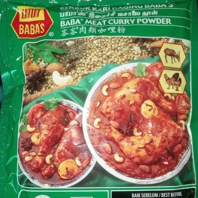 

^%^%^%^%] BUMBU BABAS KARI INDIA 250 g /MEAT CURRY BABA'S 250g ori MLYSIA halal