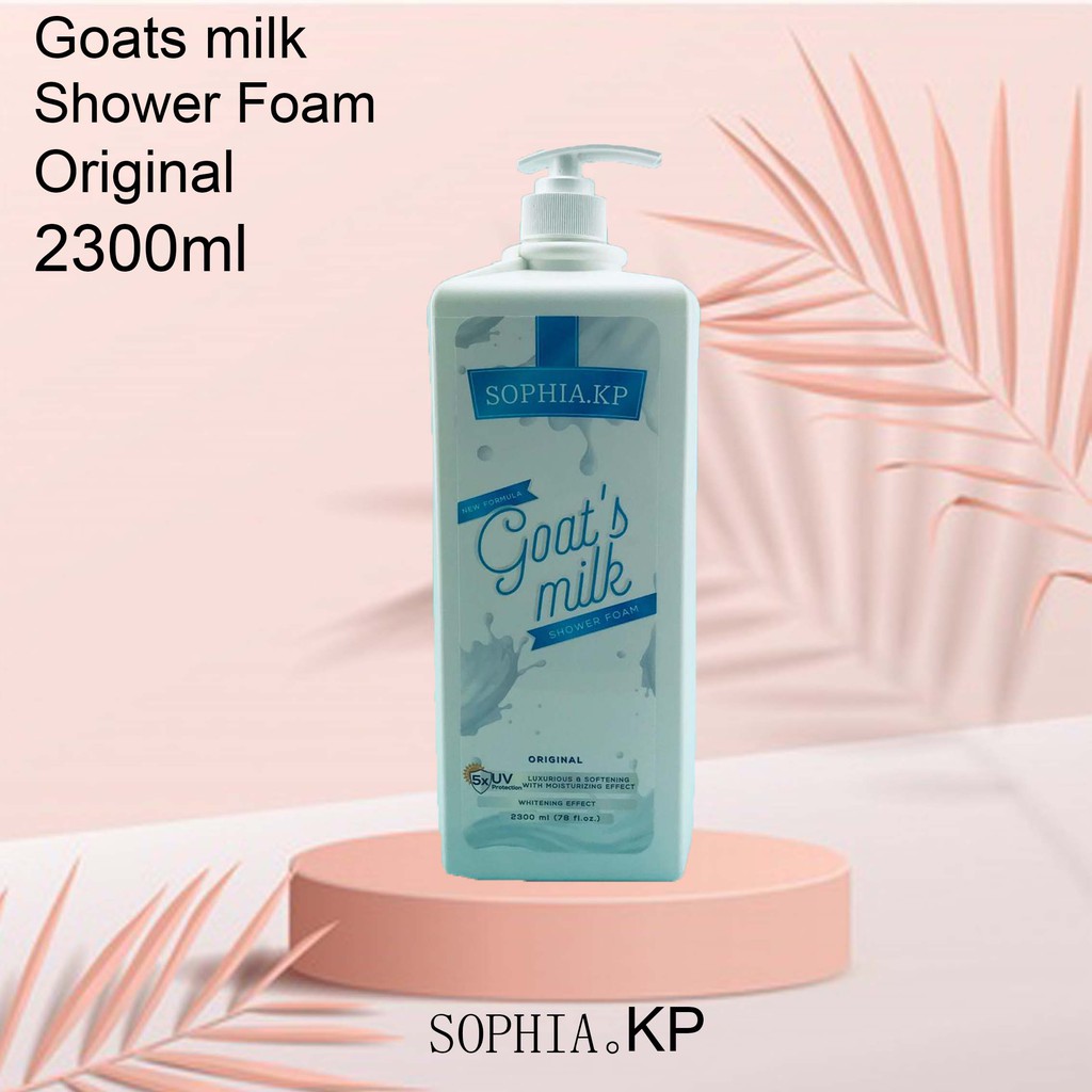 Sophia.kp/Goats Milk/Shower Foam/Sabun/Mandi/Cair/Original/2300ml