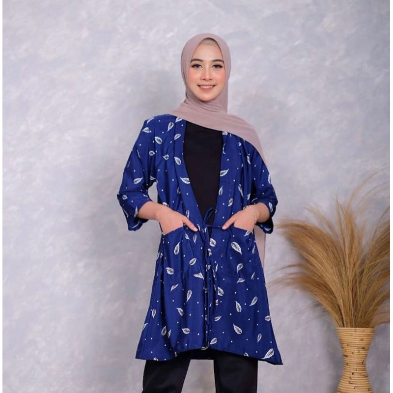 OUTER WANITA OUTER MOTIF GLACIA OUTER FASHION MUSLIM