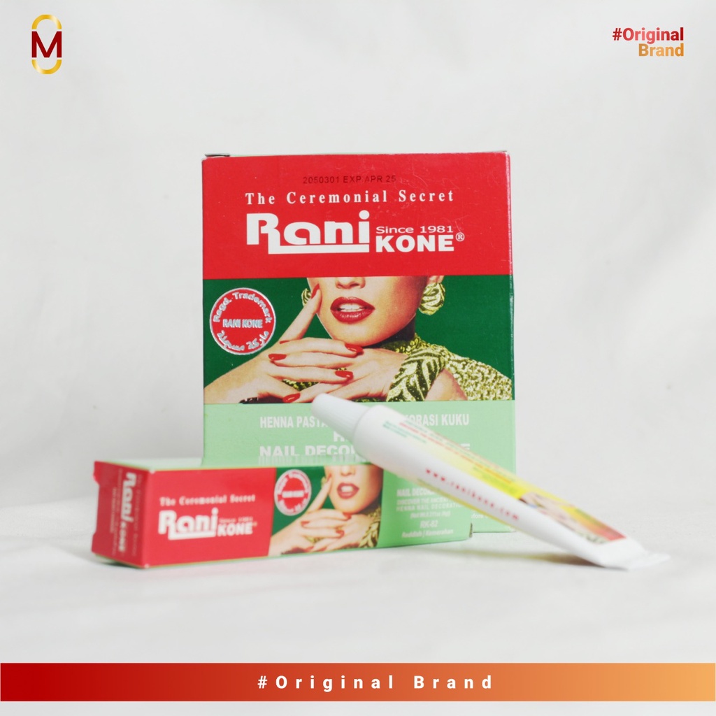 Henna Rani Kone Nail Decoration Paste RK 82 Kutek Henna Pacar Kuku Pcs