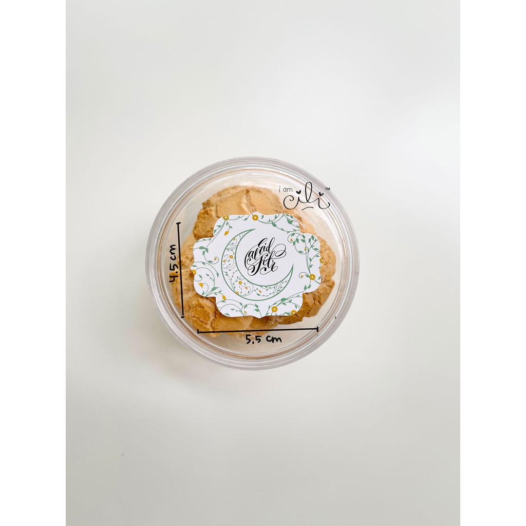 

(SIF070) Stiker Toples kaca plastik lebaran ramadan idulfitri (isi 50)