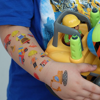 

POTATOO Set Tom The Builder Temporary Tatto Sticker