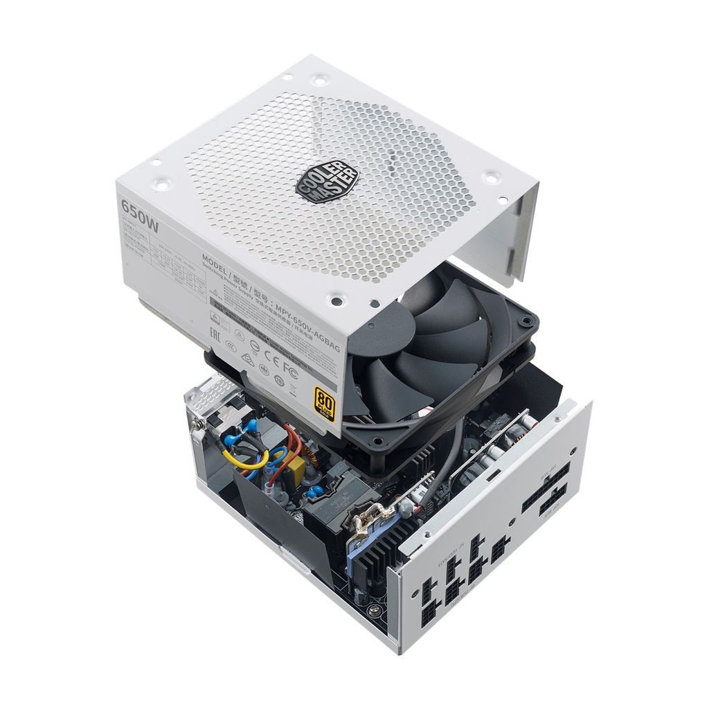 PSU Cooler Master V650 V2 White Edition 80+ Gold | Full Modular Power Supply 650W