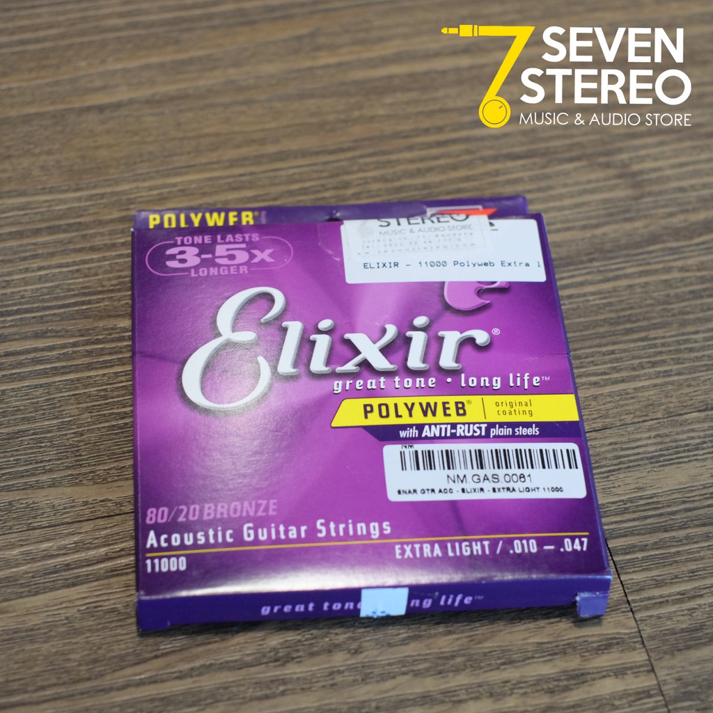 Elixir 11000 Polyweb Acoustic Guitar String