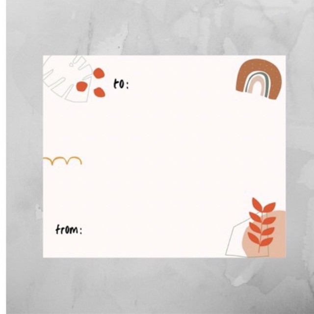 

TAMBAHAN // GREETING CARD KOSONG