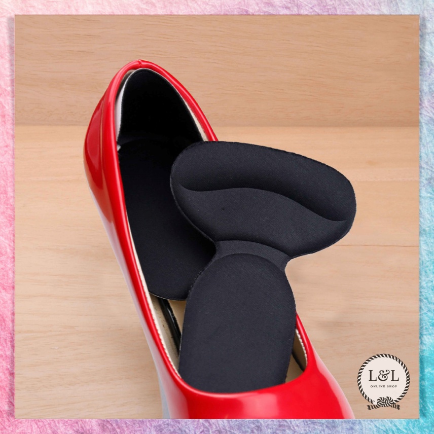 Bantalan Pelindung Tumit Dan Mata Kaki T-Shaped Insole Shoes Pad