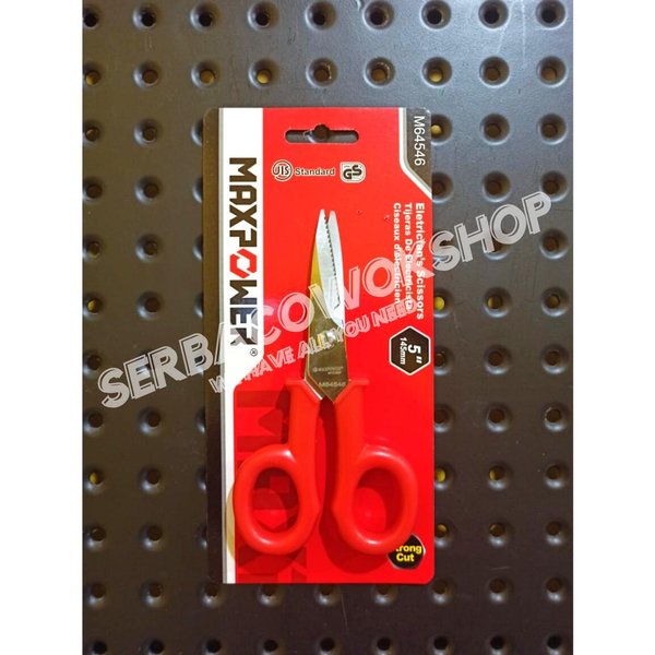 Maxpower Gunting Kupas Kabel Listrik 145 mm Electrician Scissors Termurah Berkualitas