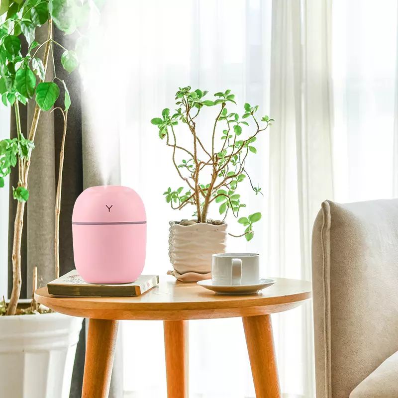 Diffuser Mini Humidifier USB Small Sprayer Air Purifier LED Ruangan Pewangi Oil Burner Aroma Ruang