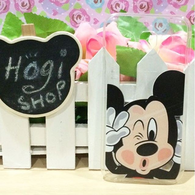 Samsung E5 - Softcase Custom Case Bening Transparan Mickey Mouse