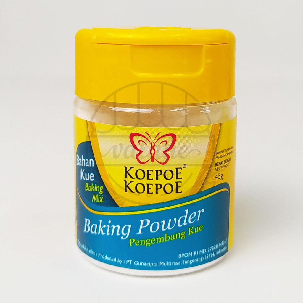 Jual Koepoe Koepoe Baking Powder / Pengembang Kue Kupu Kupu 45 gr