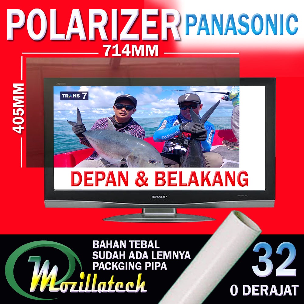 POLARIS - POLARIZER LCD PANASONIC - PANASONIK POLARIZER TV LCD PANASONIC - PANASONIC 32 INC