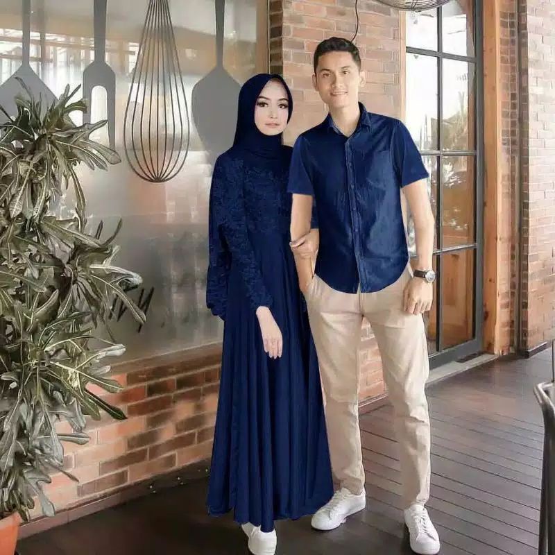 XC - Couple Viola / Baju Pasangan Muslim / Couple Terbaru / Couple Cewek
