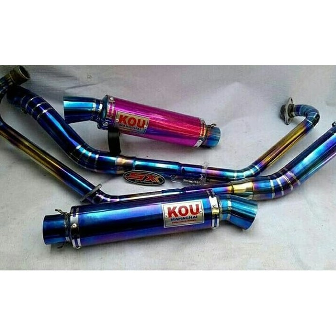 Knalpot Kou Honda GL Choperr japstyle moge c70 cb gl tiger scorpio thunder