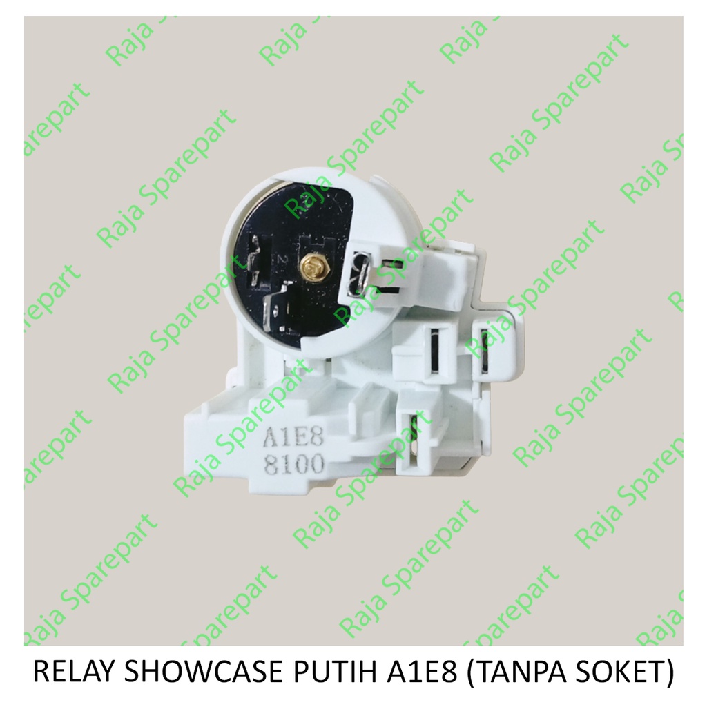 RELAY SHOWCASE PUTIH A1E8 Tanpa Soket