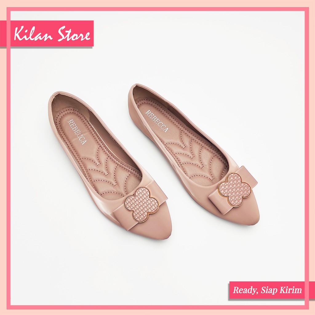 Flatshoes Wanita Humaira 212101 - Sepatu Flat Wanita Sepatu Teplek Nyaman Digunakan