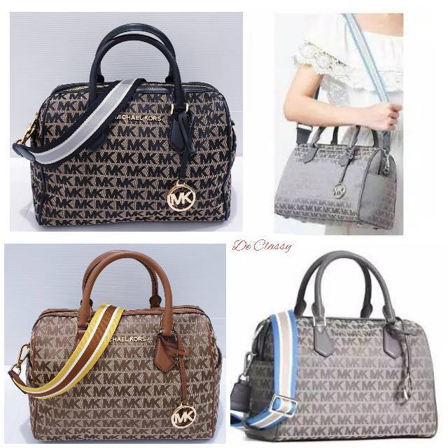 michael kors hayes large duffle