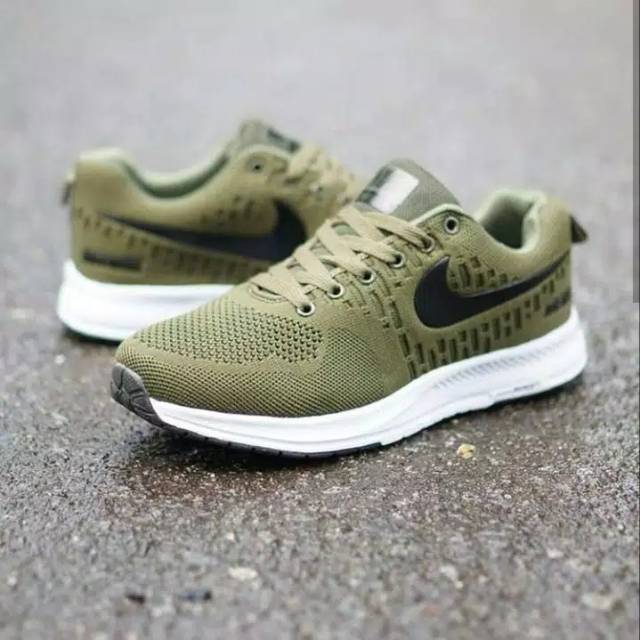  Sepatu  Nike  cewe cowo Hijau Army Shopee Indonesia