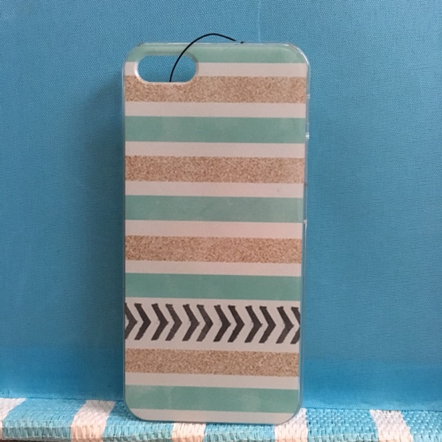 Case Stripes Tosca for iPhone 5/s