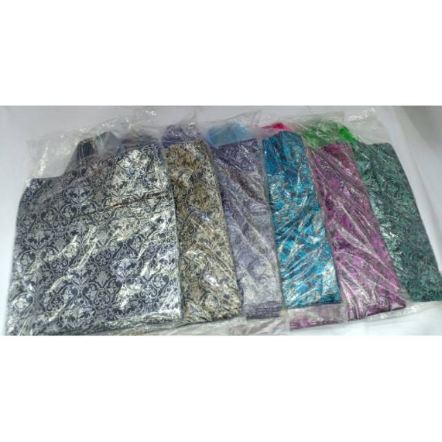 Kantong Plastik Motif SHD Batik Metalik Ukuran 30x32cm