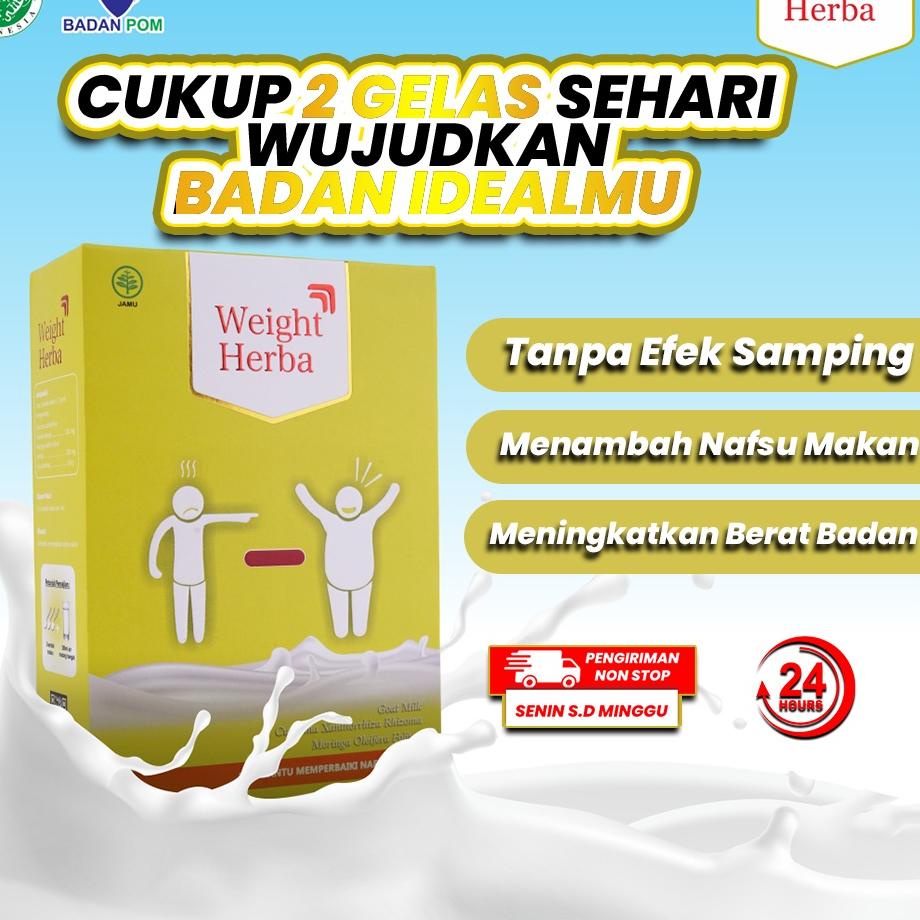 

Trend Weight Herba - 100% Original Susu Penggemuk Penambah Berat Badan & Nafsu Makan Tingkatkan Kalori Kualitas Tinggi & Menambah Protein Terbaik Wujudkan Badan Idealmu Dalam 15 HariIsi 200gr'