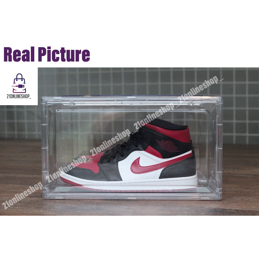 Shoe Box Full Acrylic Kotak Sepatu Akrilik Box Sepatu Sneakers Box Yeezy Box Jordan Box Air Jordan Box