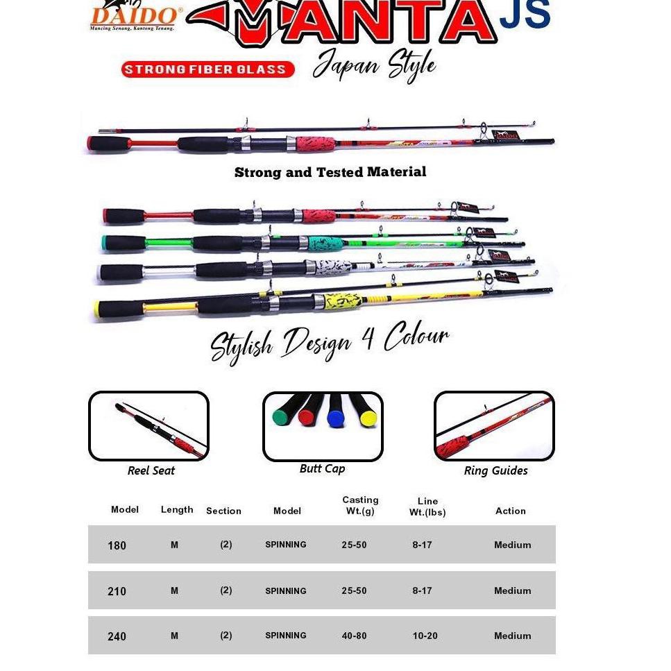 JORAN DAIDO MANTA JS FIBER SOLID 150CM 165CM 180CM S22Q