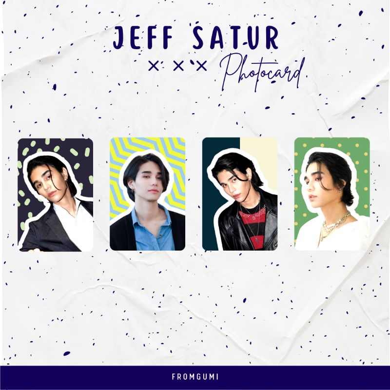 PHOTOCARD ACTOR THAILAND JEFF SATUR