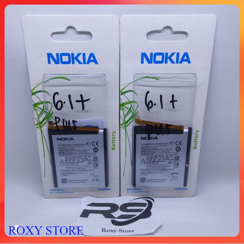 Battery Baterai Batre Nokia X6 6.1 Plus / X5 5.1 Plus HE342 Original