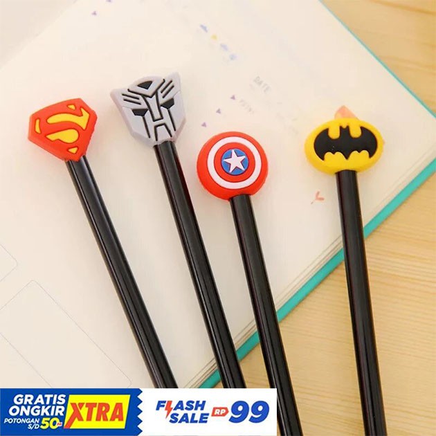

Pulpen/ pena berlogo super hero