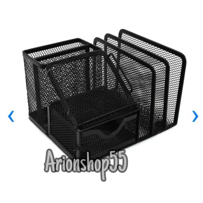 

populer] Organizer Alat Tulis 16.5x14.5x11 Cm - Hitam