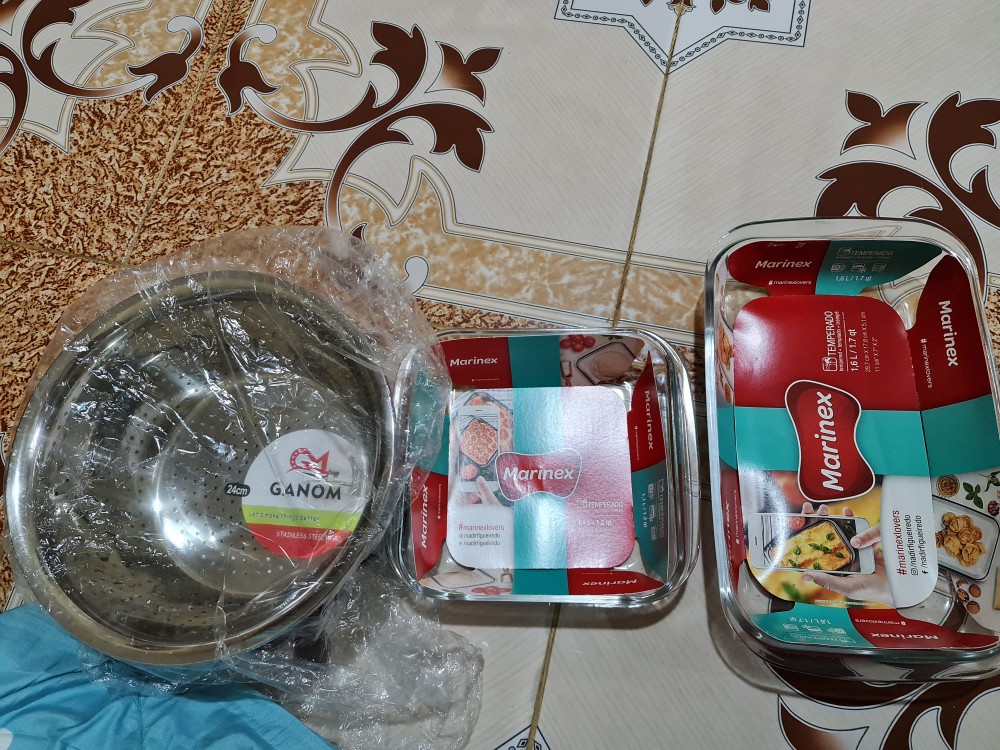 Sangku- Saringan - Tirisan Stainless