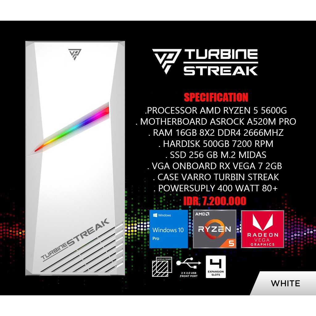 KOMPUTER PC RAKITAN GAMING AMD A8-9600