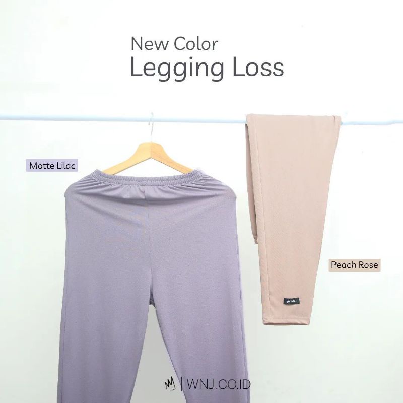 WNJ Legging Loss Inner Celana Celamis Dalaman Gamis Wanoja hijab Zaida crepe