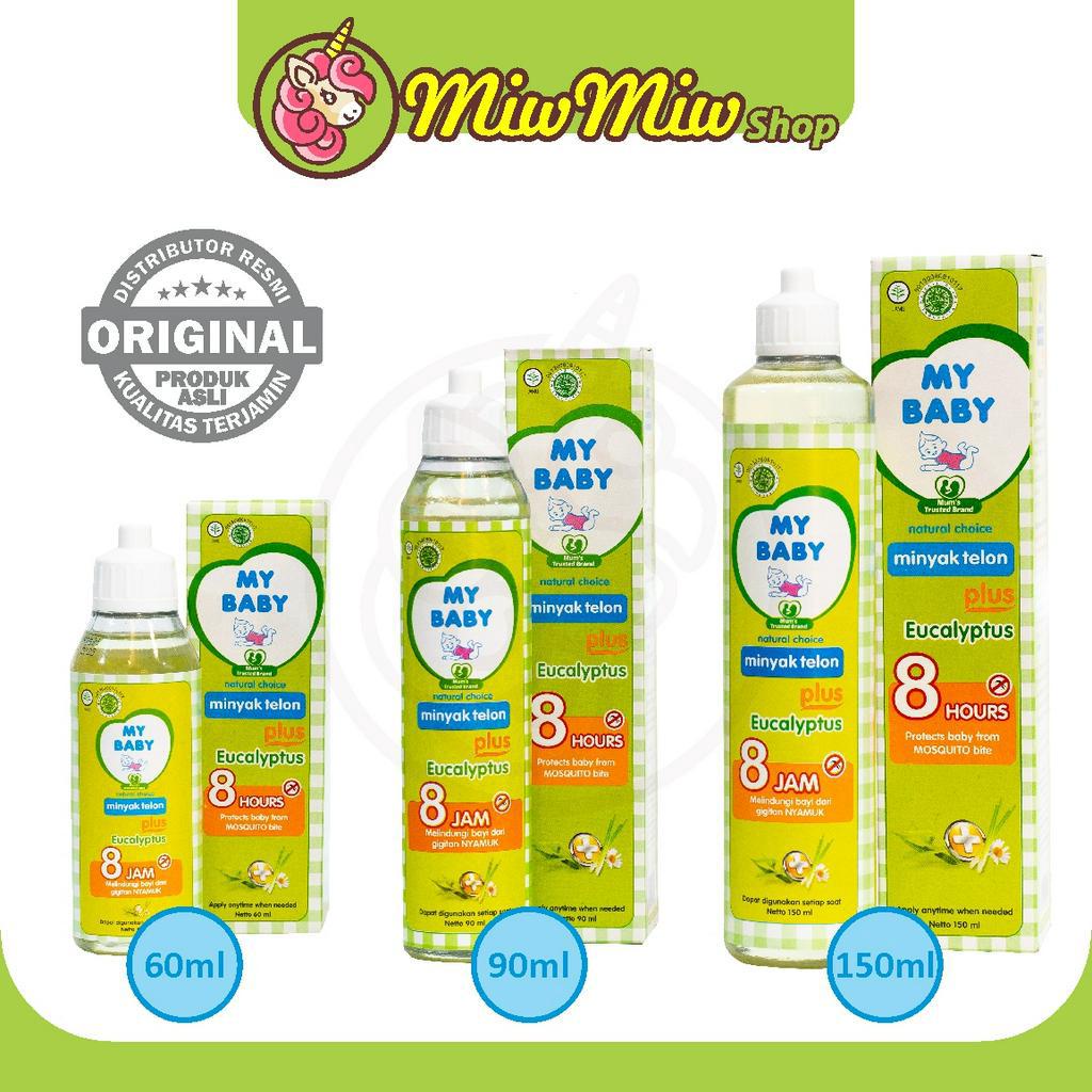 MY BABY Minyak Telon Plus Eucalyptus Untuk Bayi (60 ml/ 90 ml/ 150 ml)