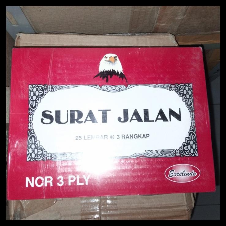 

TERLARIS SURAT JALAN 3PLY EXCELINDO 1 PAK ISI 10 BUKU TERLARIS