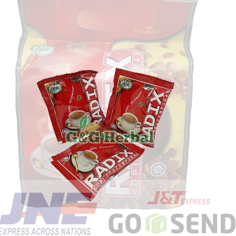 

8IC RADIX KOPI PRACAMPURAN MAI SECAWAN 32 SACHETS HPA BUATAN MALAYSIA FRM