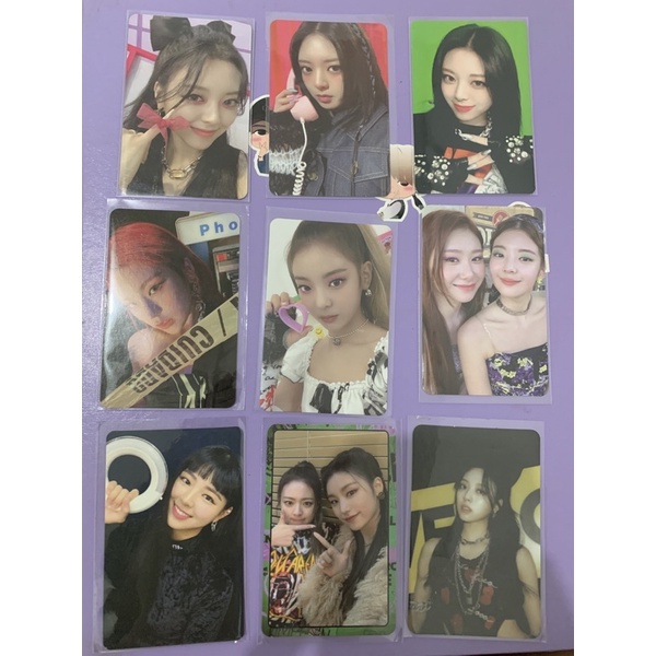 pc/photocard yuna nbd october yuna pita cil yuna telepon cil lia cetakan cil yeji guess who unit lia