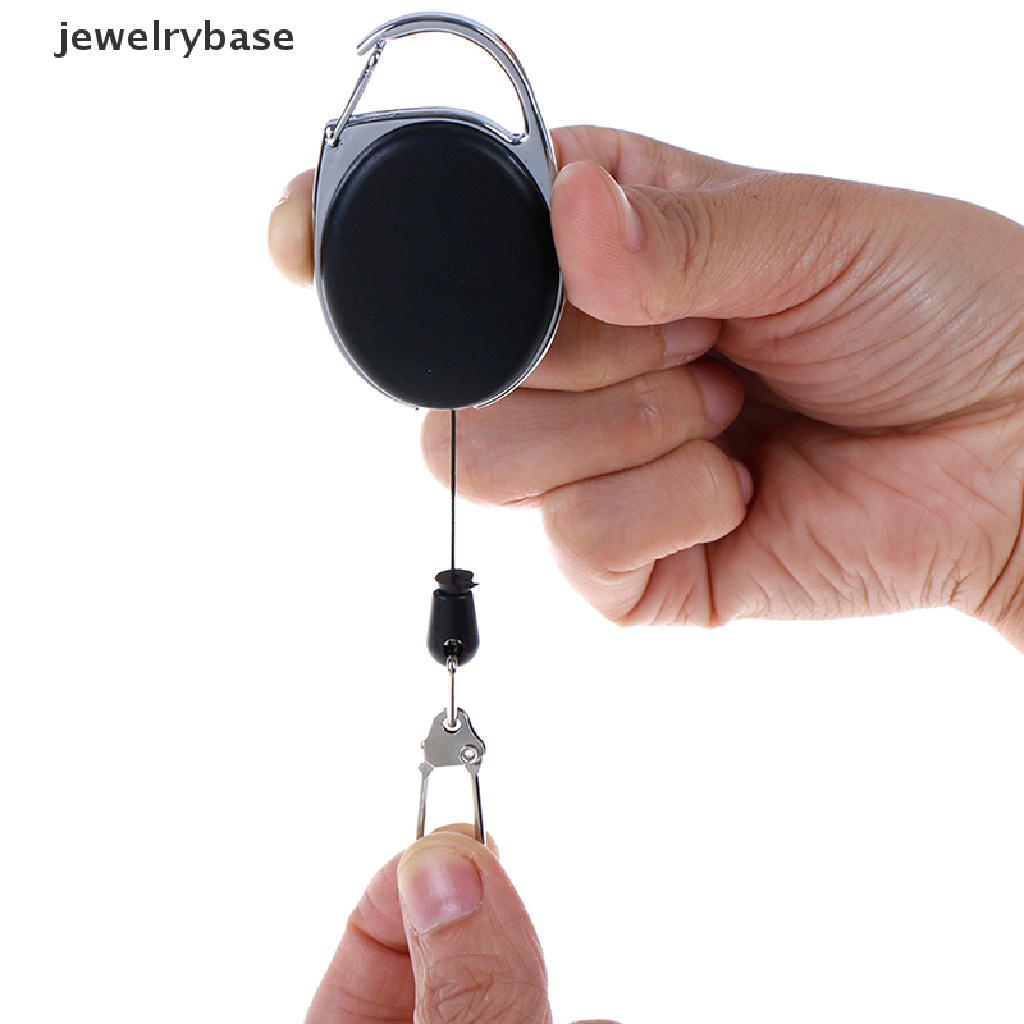 (jewelrybase) 1pc Gantungan Kunci Retractable