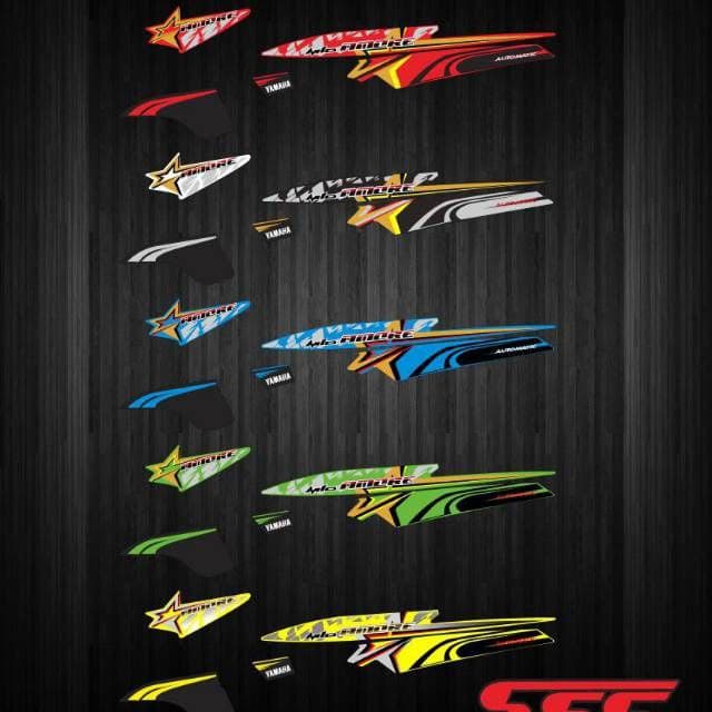 Striping Variasi Mio Sporty  Amore Star