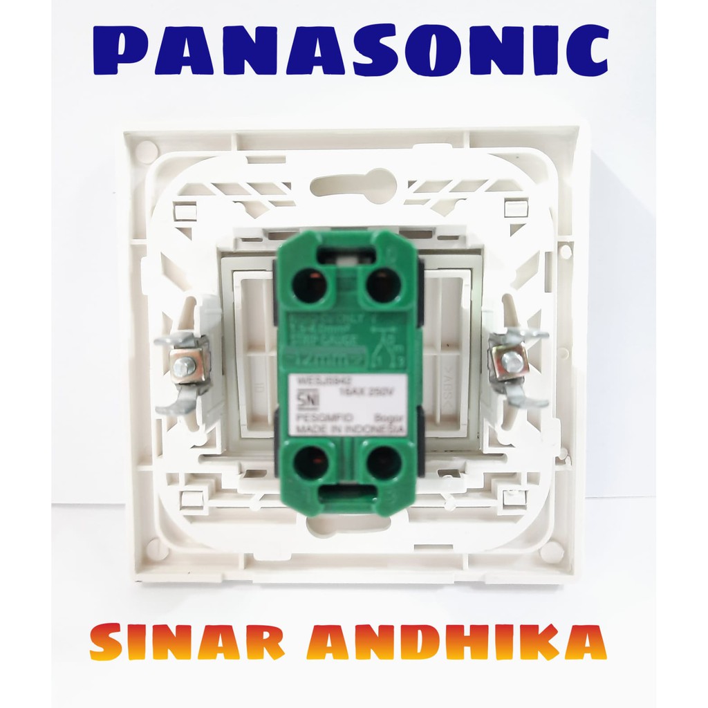 SAKLAR ENGKEL LEBAR HOTEL PUTIH ECO C STYLE E PANASONIC WESJ 78029W+WESJ 5942