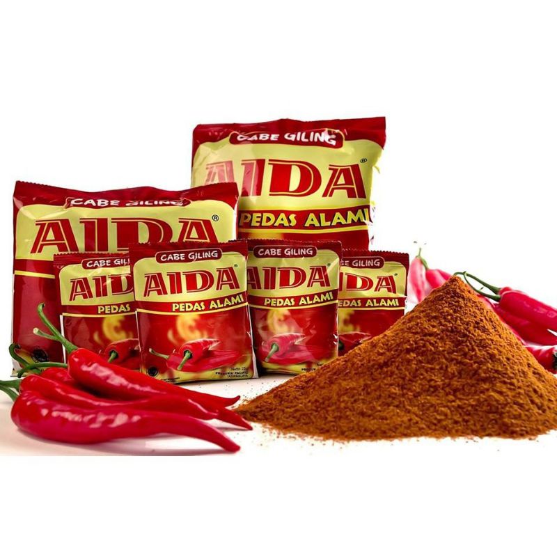 

Aida Cabe Bubuk giling kemasan 25 gram