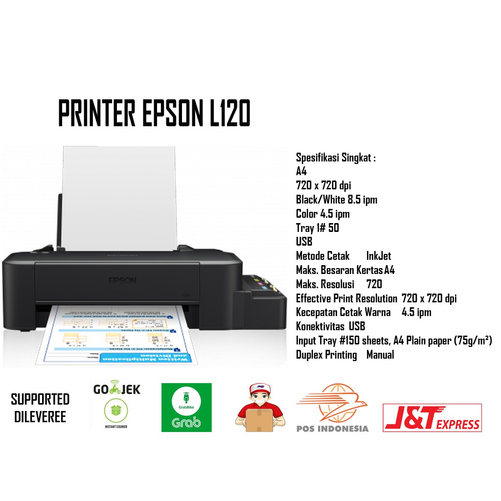 Printer Epson L120 Pesan Disini Khusus Pakai Packing Kayu Dan Asuransi Shopee Indonesia
