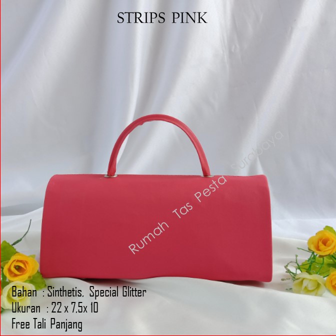 Tas Slempang,Tas Etnik,Tas Kekinian,STRIPS PINK