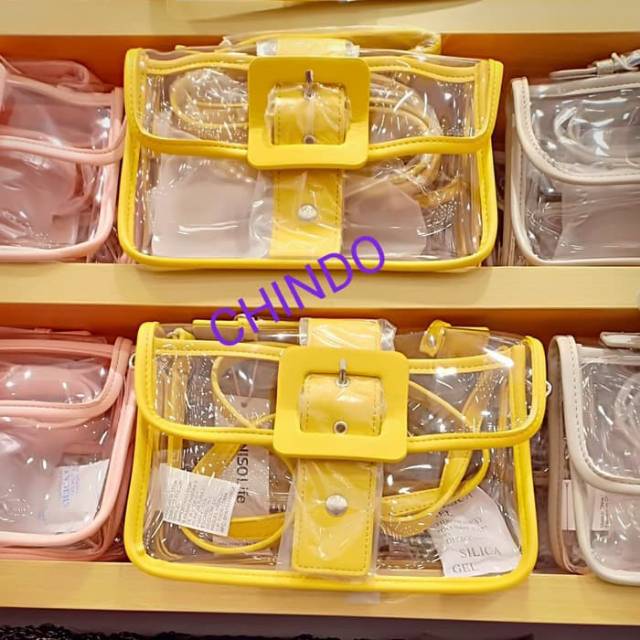 MINISO TRANSPARAN CROSSBODY BAG JAPANESE STYLE