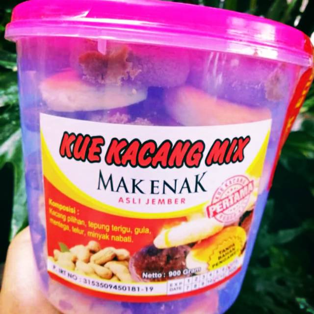 

Kue Kacang Mix Ori&Coklat || Netto 900gr