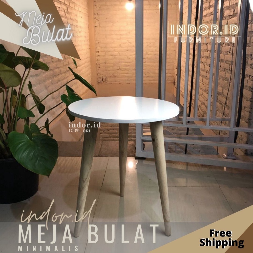 Jual MEJA BULAT RUANG TAMU / MEJA BULAT DISPENSER KOKOH/ MEJA BUNGA